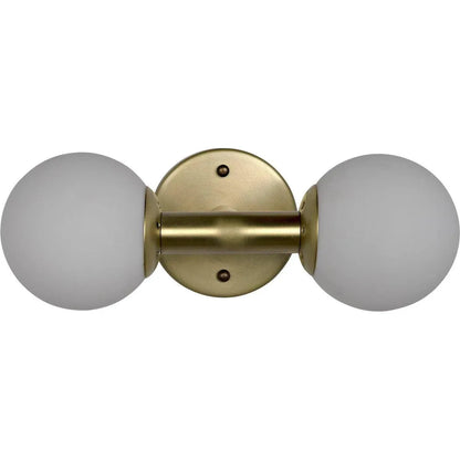 Antiope Metal & Glass Sconce Antique Brass