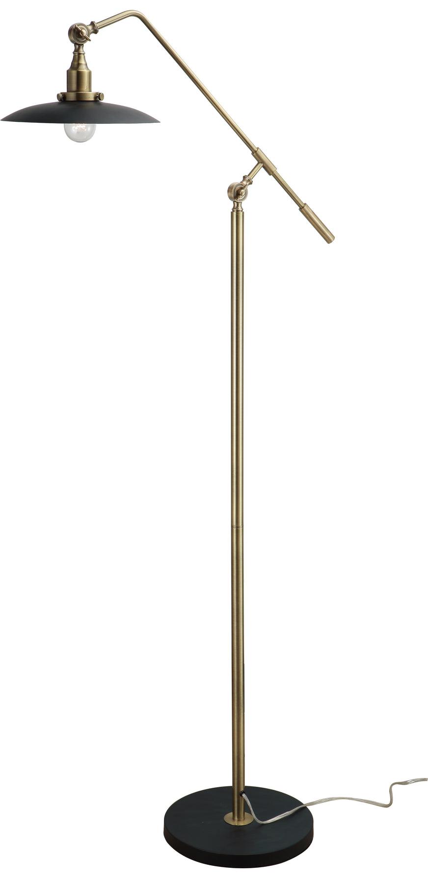 Antique Brass Aluminum Mid-Century Modern Floor Lamp Floor Lamps Sideboards and Things By Jamie Young