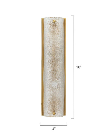 Antique Brass Glass Moet Double Rounded Sconce Wall Sconces Sideboards and Things By Jamie Young