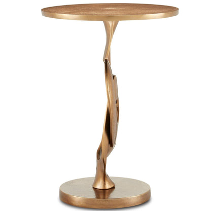 Antique Brass Kadali Accent Table Side Tables Sideboards and Things By Currey & Co