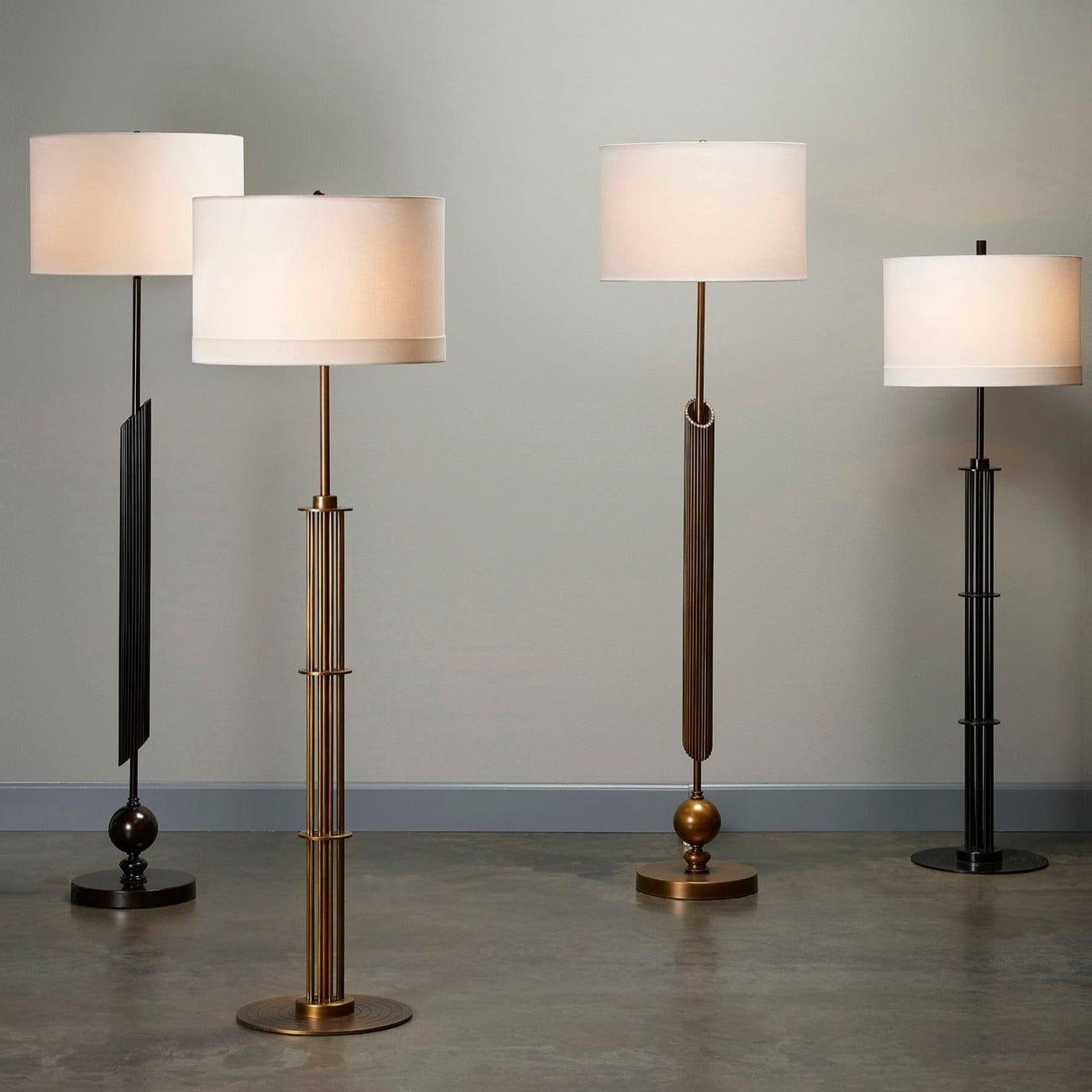 Antique Brass Mid-Century Modern Floor Lamp Marcus Floor Lamps Sideboards and Things By Jamie Young