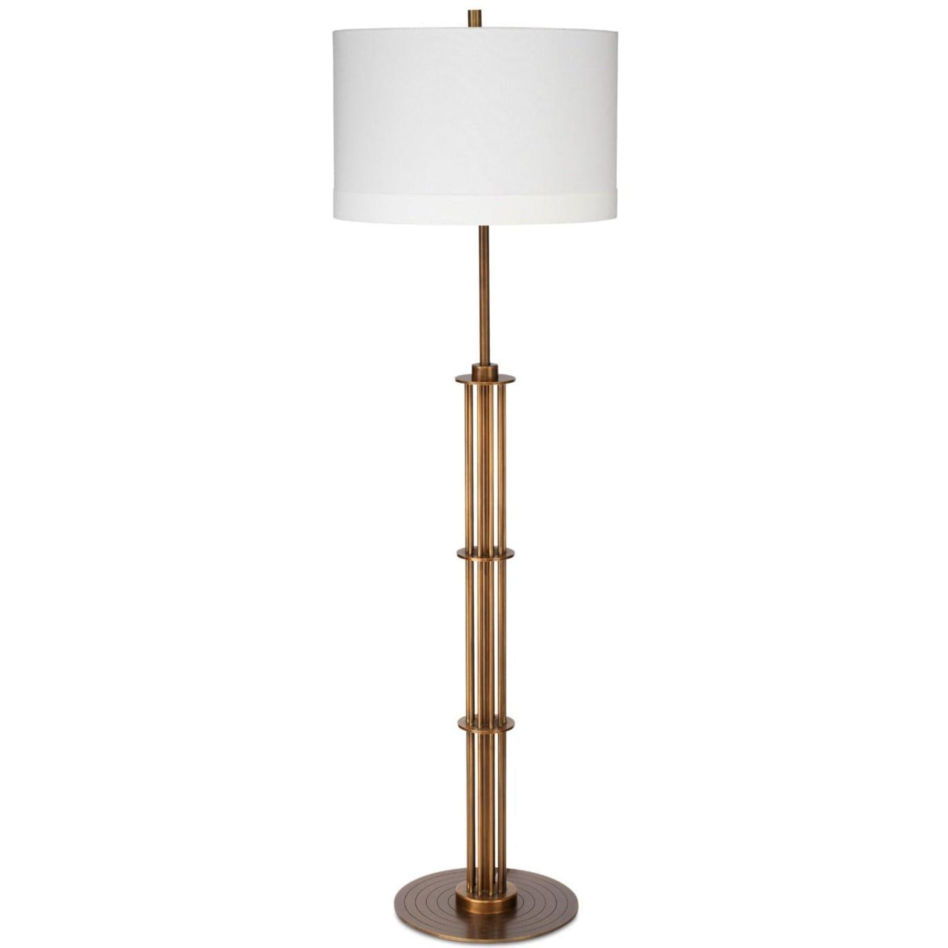 Antique Brass Mid-Century Modern Floor Lamp Marcus Floor Lamps Sideboards and Things By Jamie Young