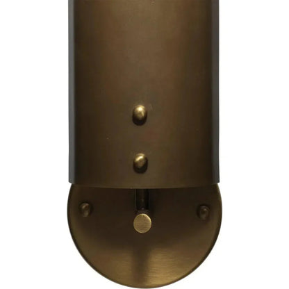 Antique Brass Olympic Wall Sconce - LOOMLAN - Jamie Young - Wall Sconces