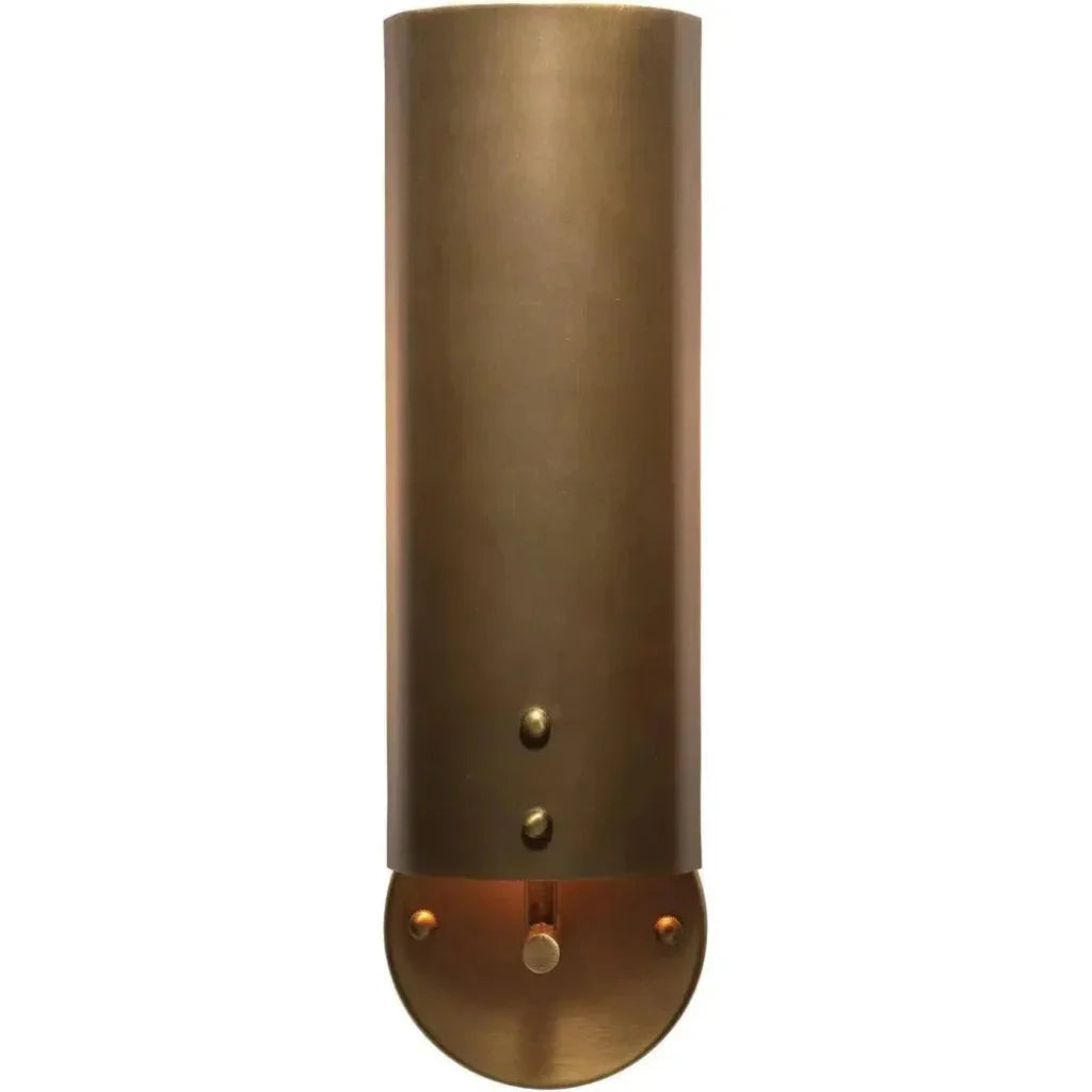 Antique Brass Olympic Wall Sconce - LOOMLAN - Jamie Young - Wall Sconces