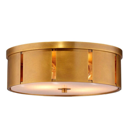 Antique Brass Small Orbit Flush Mount Ceiling Light Flush Mounts Sideboards and Things By Jamie Young