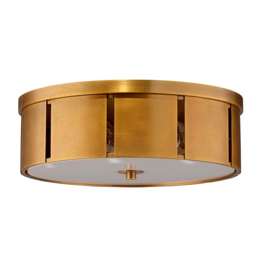 Antique Brass Small Orbit Flush Mount Ceiling Light Flush Mounts Sideboards and Things By Jamie Young