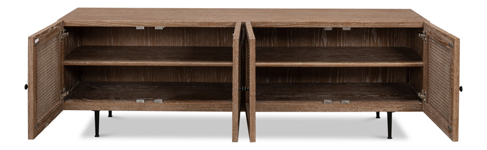 Anton Credenza TV Stand Cabinet for Living Room-TV Stands & Media Centers-Sarreid-LOOMLAN