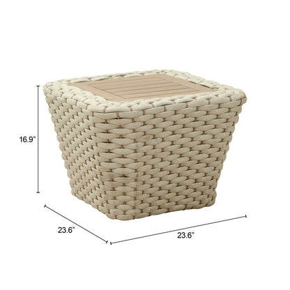 Zuo Modern Antul Wooden Square Coffee Table