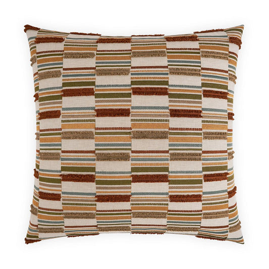 D.V. Kap Aptitude Spice Red Throw Pillow With Insert
