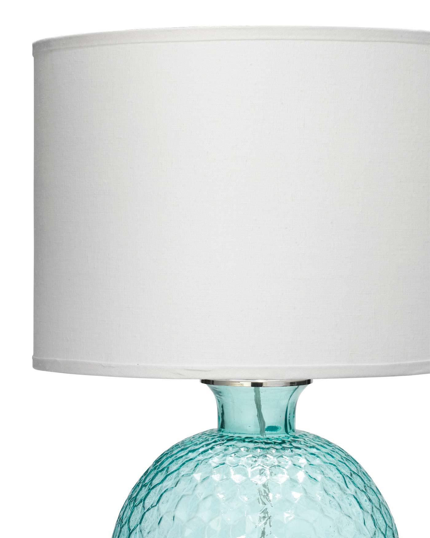 Aqua Glass Clark Table Lamp Table Lamps Sideboards and Things By Jamie Young