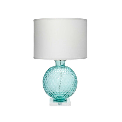 Aqua Glass Clark Table Lamp Table Lamps Sideboards and Things By Jamie Young