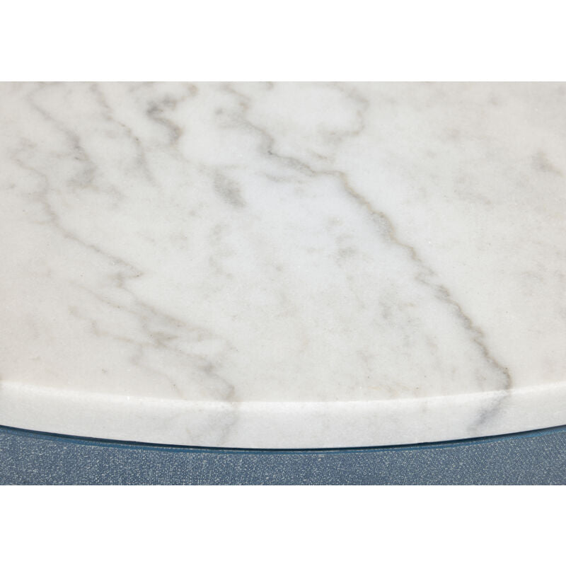 Chelsea House Aqueduct Marble Top Round Cocktail Table