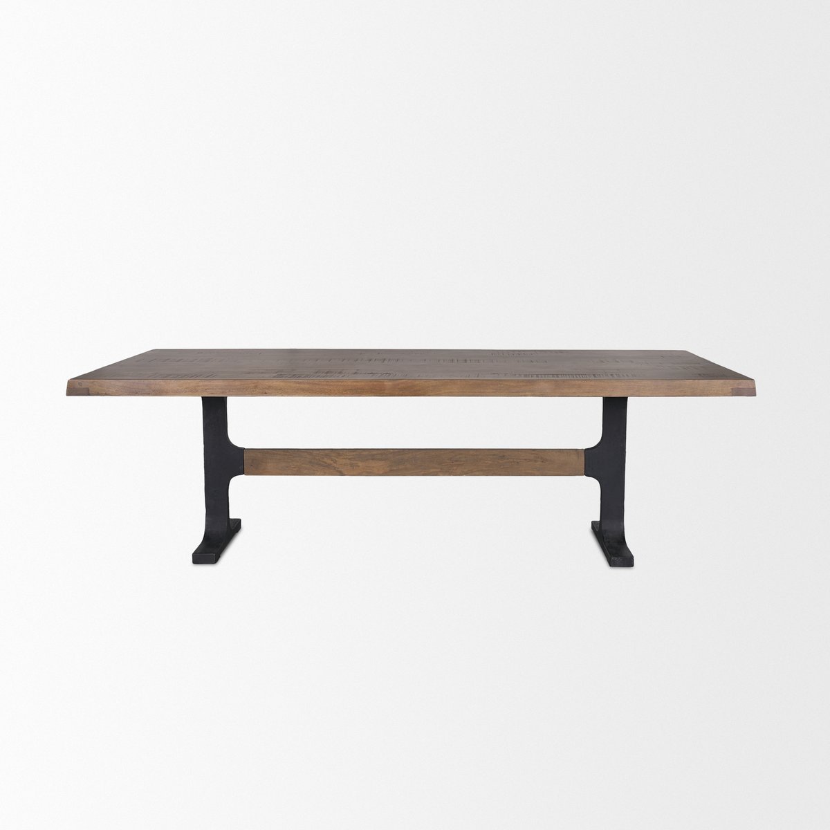 Mercana Araxi Solid Wood Top Rectangular Dining Table