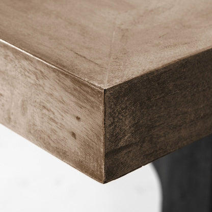 Mercana Araxi Solid Wood Top Rectangular Dining Table