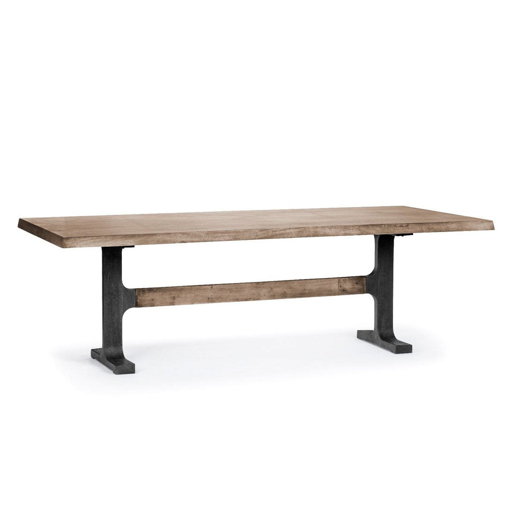 Mercana Araxi Solid Wood Top Rectangular Dining Table