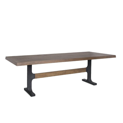 Mercana Araxi Solid Wood Top Rectangular Dining Table