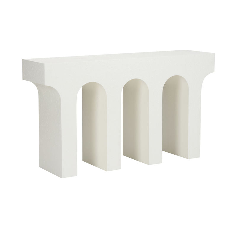 Get Arcade Console With Elegant White Gesso Finish – Sideboards and Things