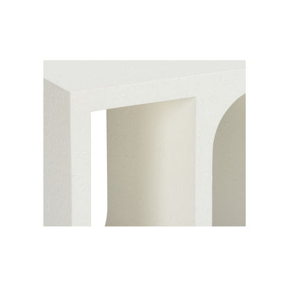 Wildwood Arcade Architectural Designed White End Table