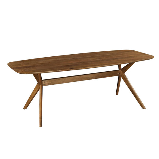 LH Home Arcadia Wooden Brown Dining Table