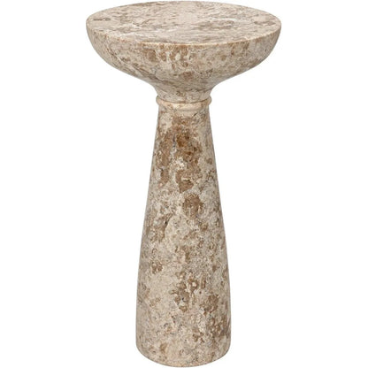 Noir Architect Marble Round Side Table