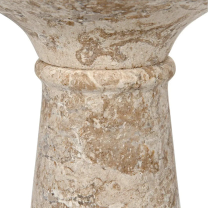 Noir Architect Marble Round Side Table