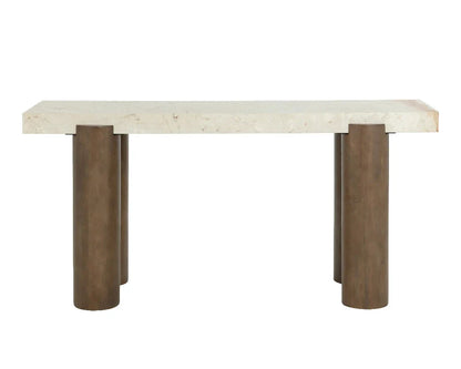 SUNPAN Ardi Marble Topped Rectangular Console Table