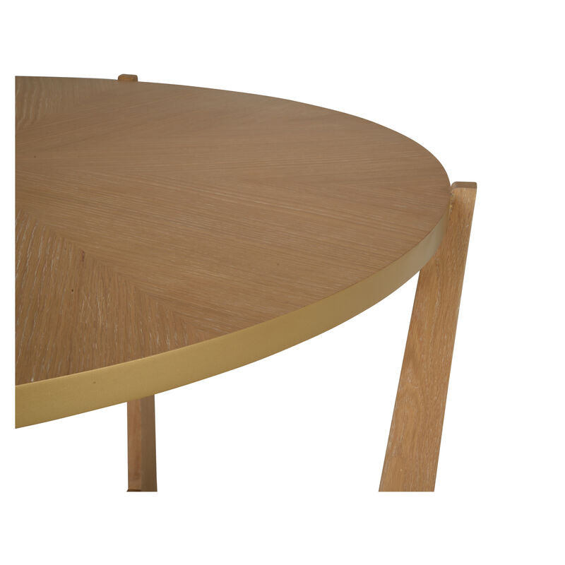 Chelsea House Ardoise Wooden Round Center Table