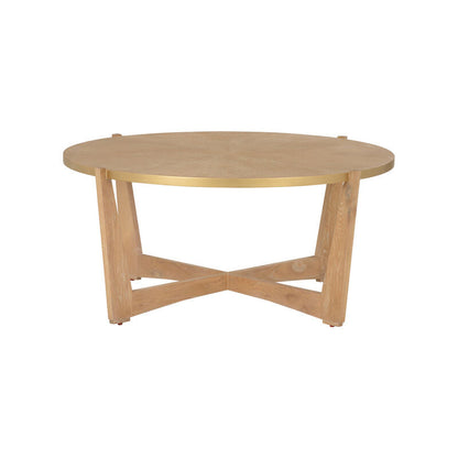 Chelsea House Ardoise Wooden Round Cocktail Table