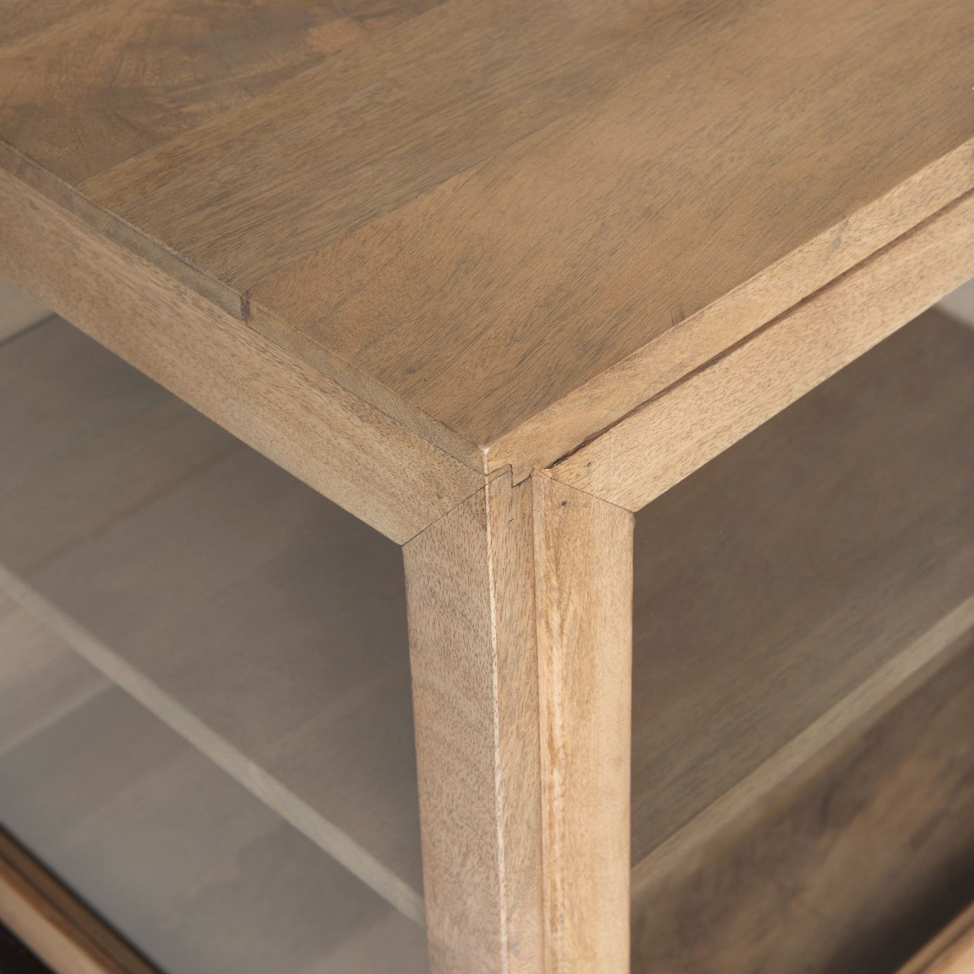 Arelius Four Glass Doors Sideboard