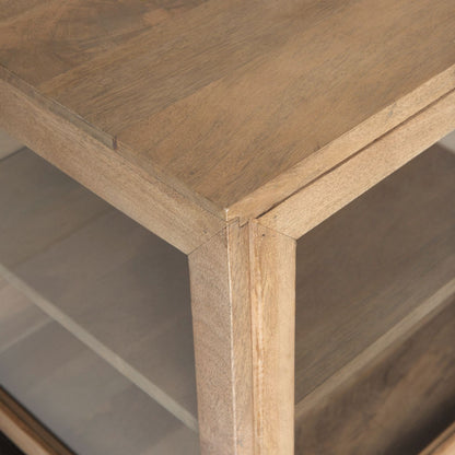 Arelius Four Glass Doors Sideboard