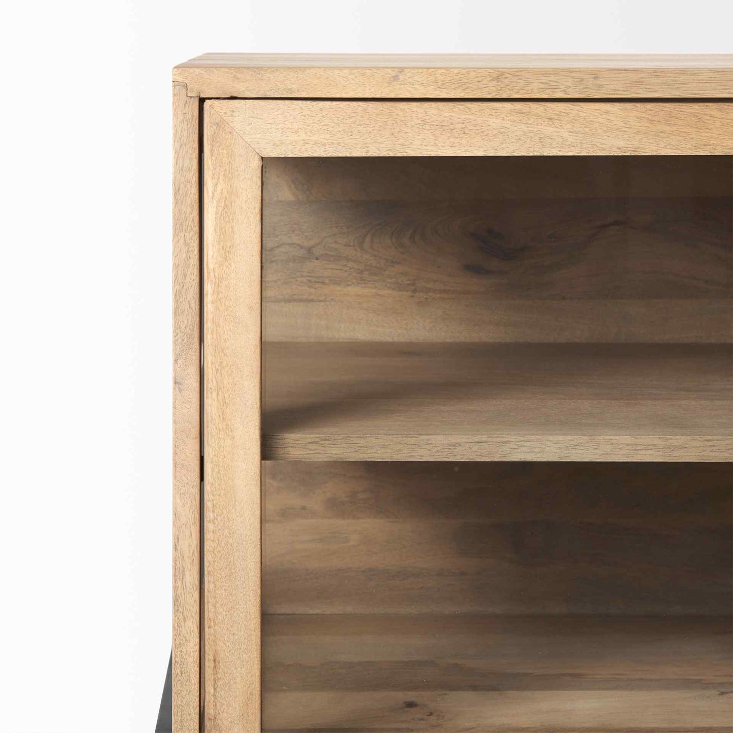 Arelius Four Glass Doors Sideboard