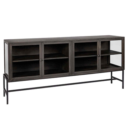 Arelius Four Glass Doors Sideboard