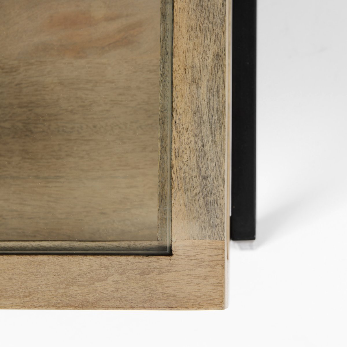 Mercana Arelius Glass-Top Square Coffee Table