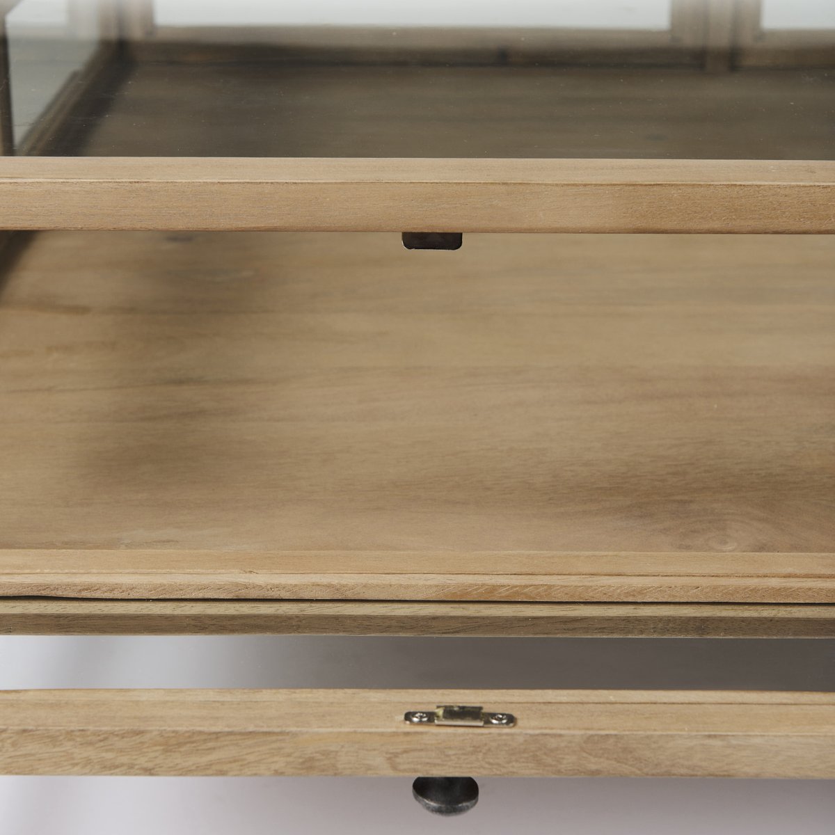 Mercana Arelius Glass-Top Square Coffee Table
