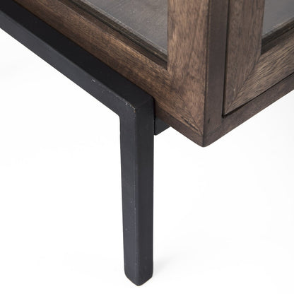 Mercana Arelius Wooden Rectangular Side Table