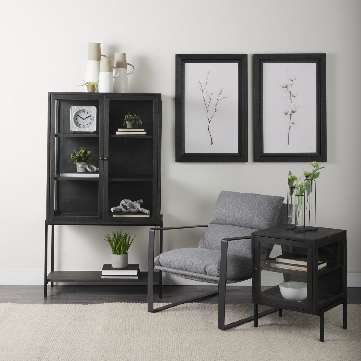 Mercana Arelius Wooden Rectangular Side Table