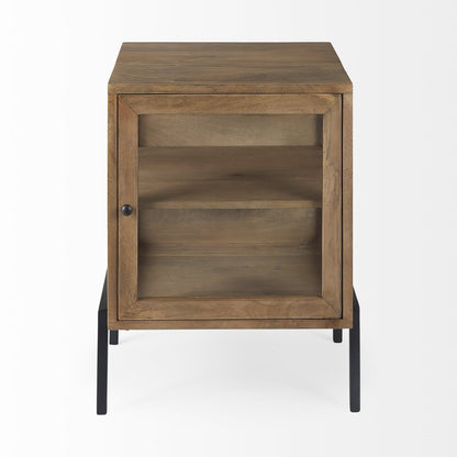 Mercana Arelius Wooden Rectangular Side Table