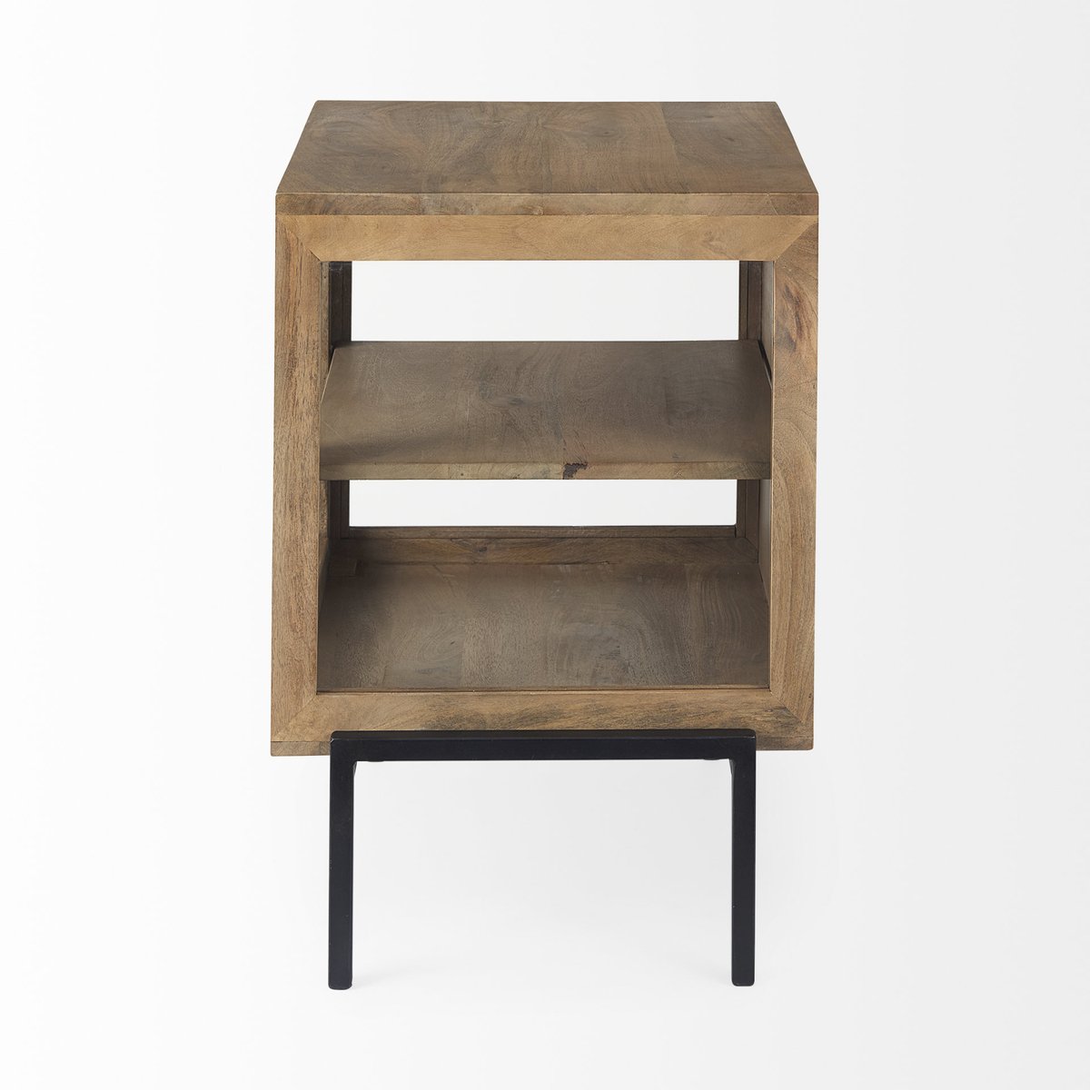 Mercana Arelius Wooden Rectangular Side Table