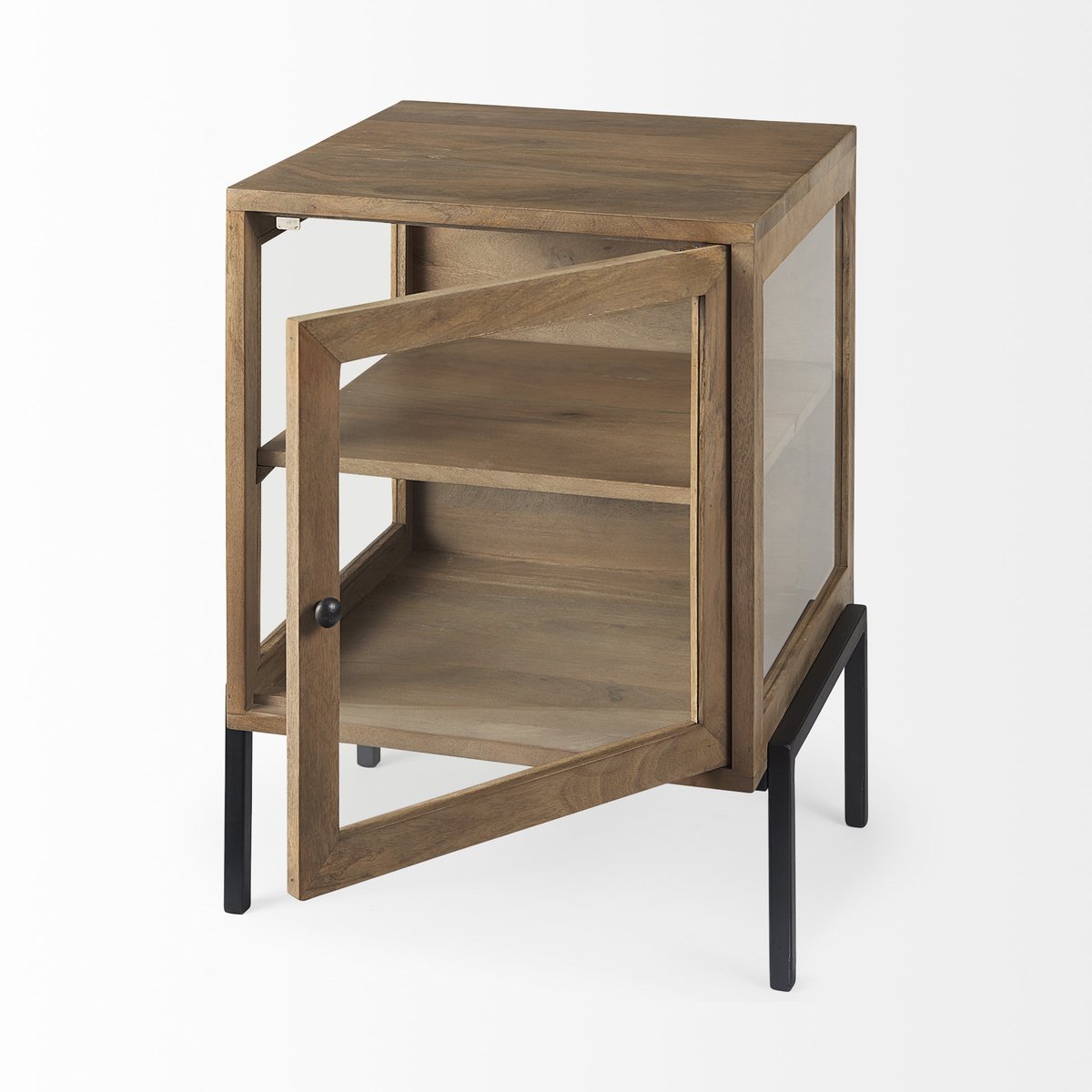 Mercana Arelius Wooden Rectangular Side Table