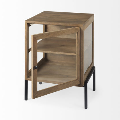 Mercana Arelius Wooden Rectangular Side Table
