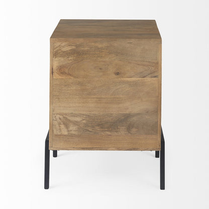 Mercana Arelius Wooden Rectangular Side Table