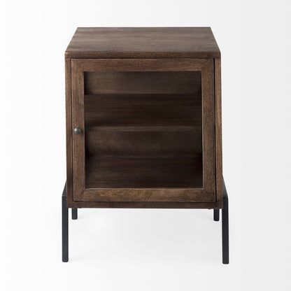 Mercana Arelius Wooden Rectangular Side Table