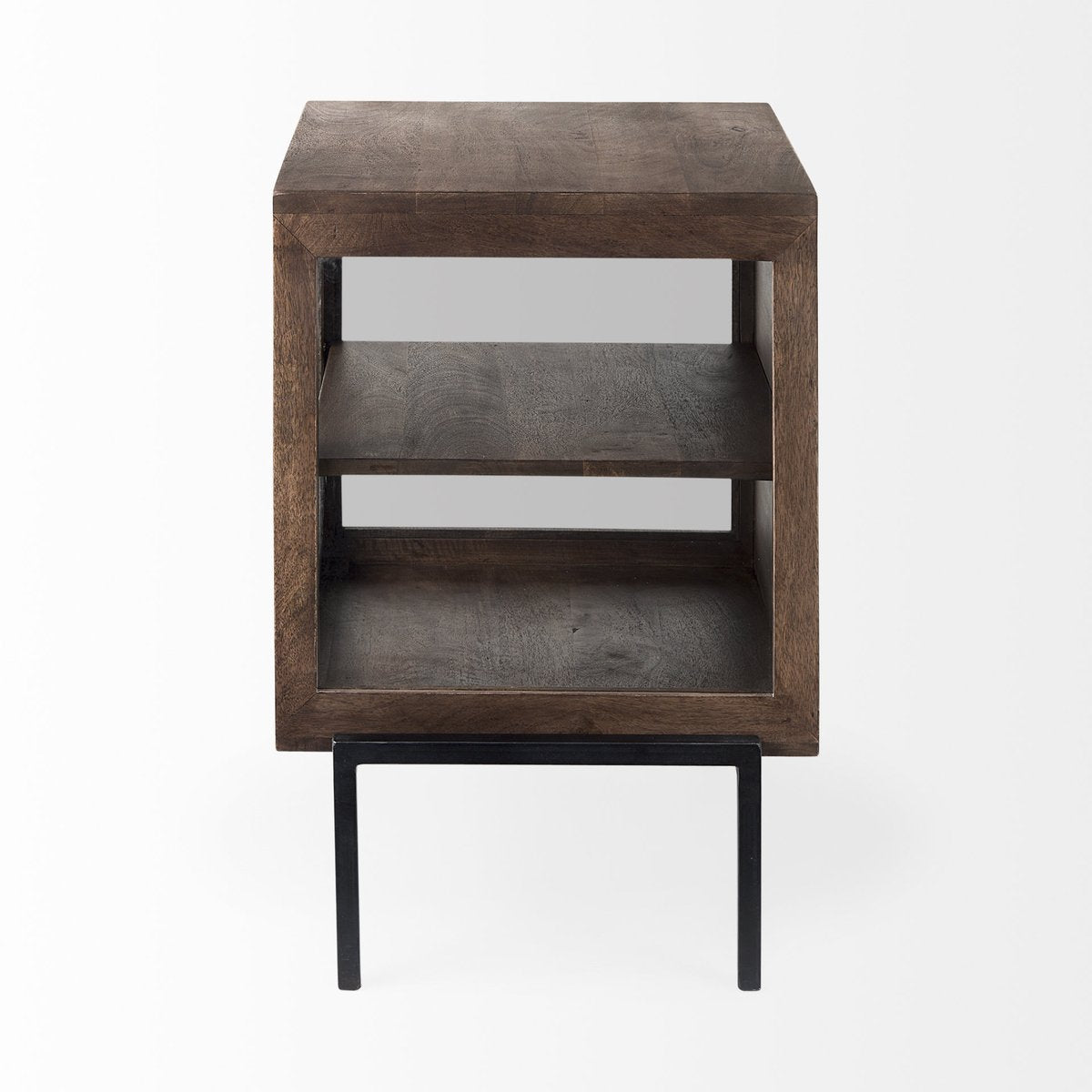 Mercana Arelius Wooden Rectangular Side Table