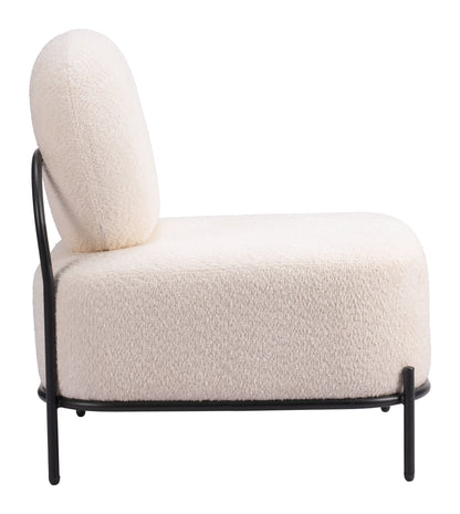 Arendal Accent Chair Vanilla-Club Chairs-Zuo Modern-LOOMLAN