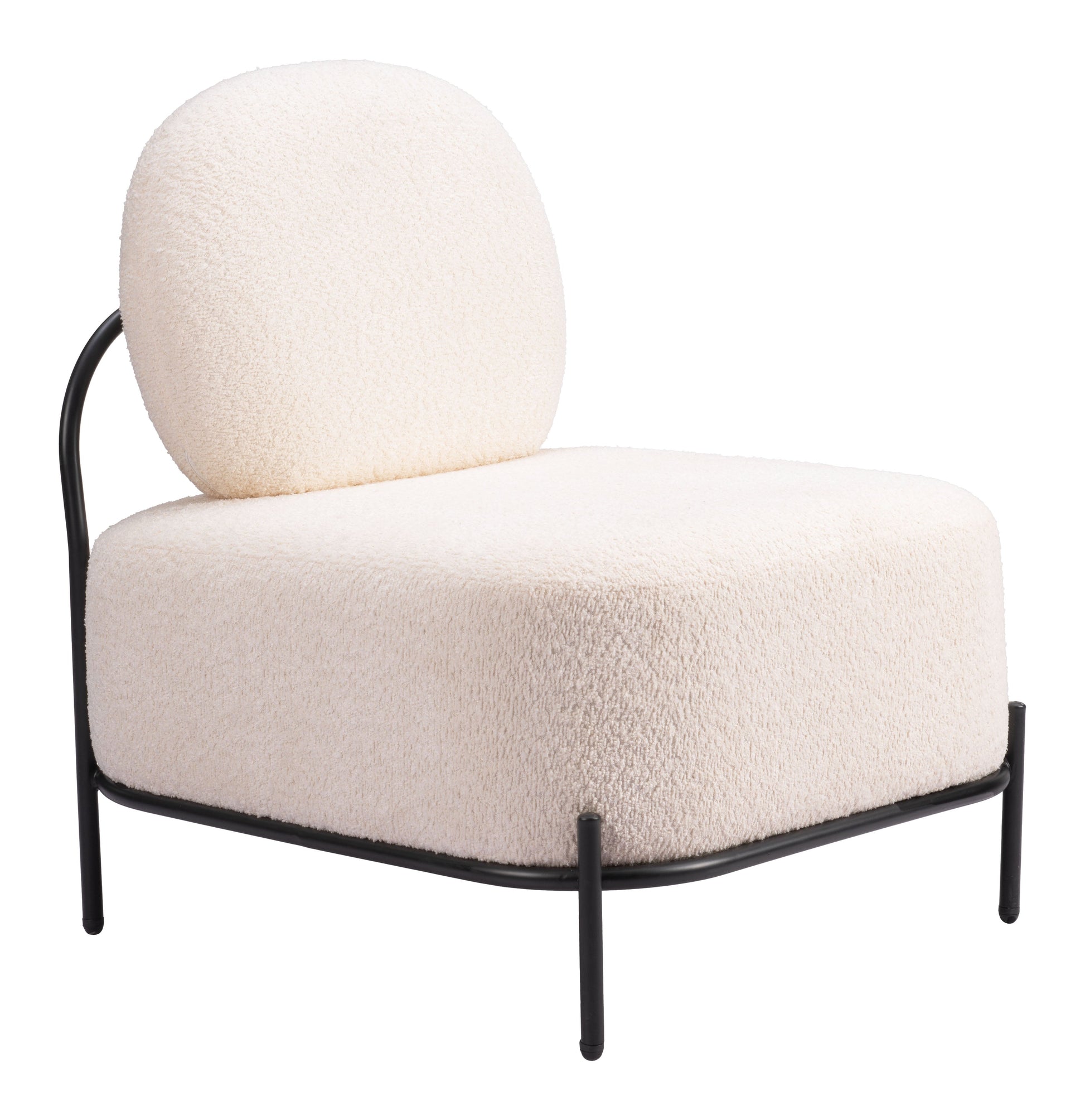 Arendal Accent Chair Vanilla-Club Chairs-Zuo Modern-LOOMLAN