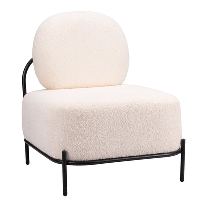 Arendal Accent Chair Vanilla-Club Chairs-Zuo Modern-LOOMLAN