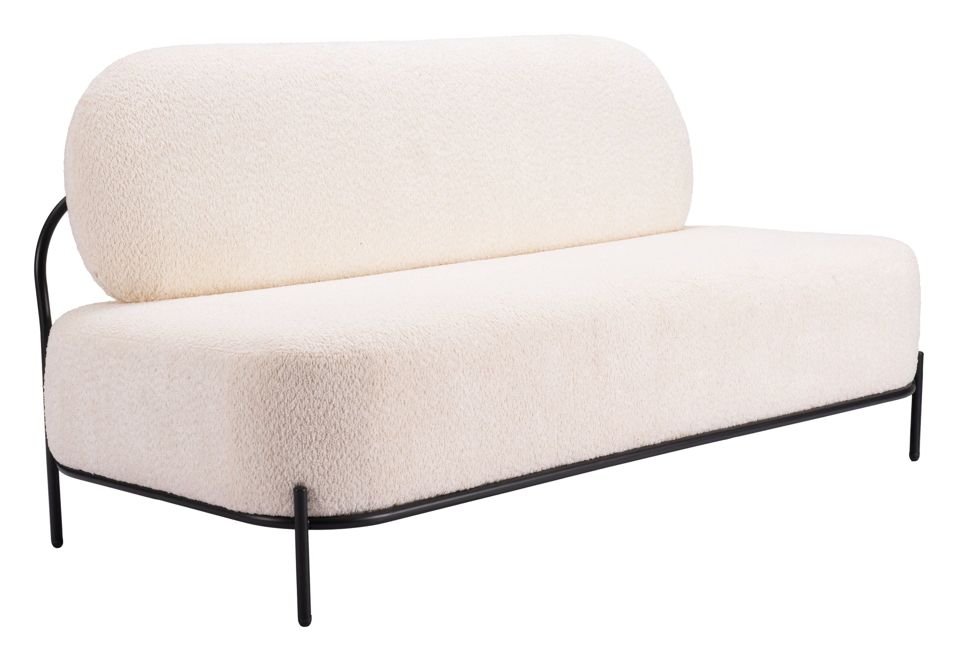 Arendal Sofa Vanilla-Sofas & Loveseats-Zuo Modern-LOOMLAN