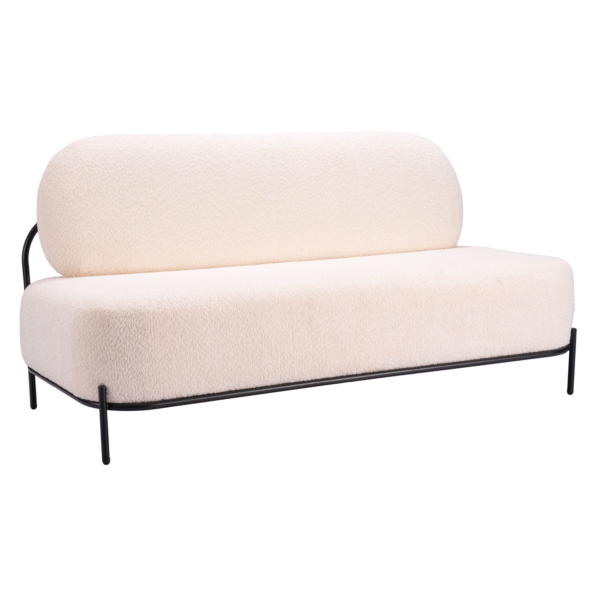 Arendal Sofa Vanilla-Sofas & Loveseats-Zuo Modern-LOOMLAN