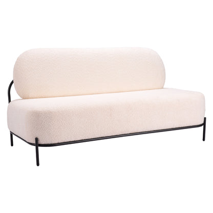 Arendal Sofa Vanilla-Sofas & Loveseats-Zuo Modern-LOOMLAN