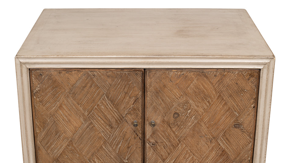 Argyle Sideboard 2 Doors Stone Grey-Sideboards-Sarreid-LOOMLAN